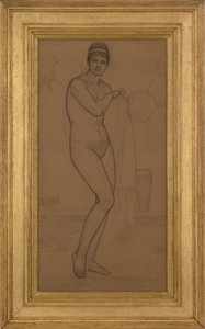 Venus (stående nøgen) af James Abbott McNeill Whistler