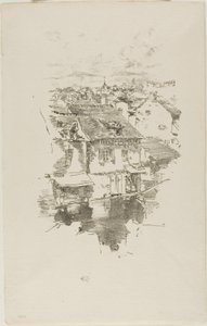 Vitré: Kanalen af James Abbott McNeill Whistler