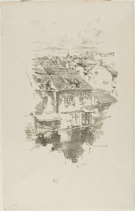 Vitré: Kanalen af James McNeill Whistler