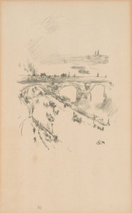 Waterloo Bridge af James Abbott McNeill Whistler