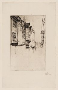 Great Street, London af James Abbott McNeill Whistler