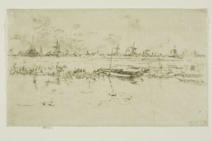 Zaandam af James Abbott McNeill Whistler