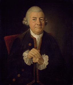 Portræt af John Baskerville 1706-1775, 1774.