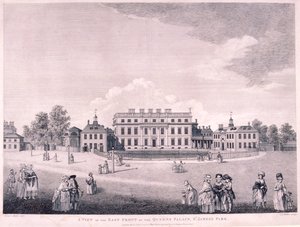 Østfronten af Buckingham House, Westminster, London, 1796