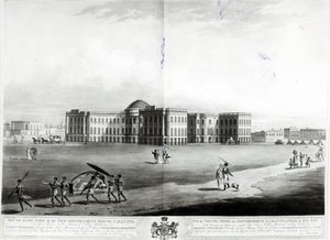 Sydøst udsigt over det nye regeringshus, Calcutta af James Moffat