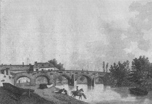 Maidstone Bridge, Kent. Pl. 2, 1787 af James Newton