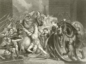 Londons borgmester dræber Wat Tyler af James Northcote