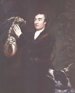 Falconer, et portræt af kunstnerens bror Samuel Northcote af James Northcote