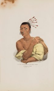 AT-TE-CONSE eller den unge hjort; en Chippeway-høvding, fra The Aboriginal Portfolio