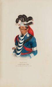 BREWETT; En berømt høvding Miami-høvding, fra The Aboriginal Portfolio