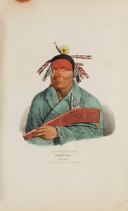 WAA-TOP-E-NOT eller Ørnens seng; En rævehøvding, fra The Aboriginal Portfolio