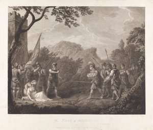 Aganeccas fald, 1783 af James Parker
