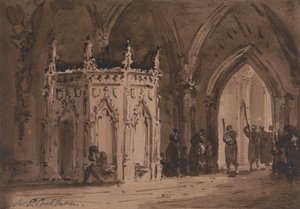 Procession i en kirke