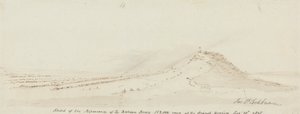 Skitse af den russiske hærs optræden, 152.000 mænd ved Grand Review, 10. september 1815