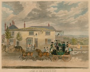 Udsigt over Highgate Road af James Pollard