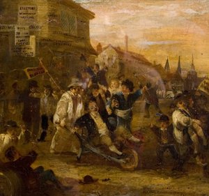 Valgoptøjer i Coventry, 1861 af James Pollard