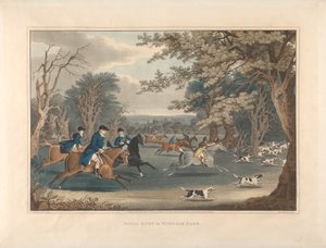Royal Hunt i Windsor Park af James Pollard