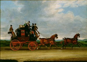 The Dover til London Mail af James Pollard