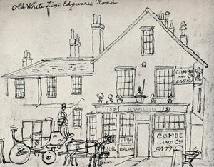The Old White Lion, Edgware Road, c1821 af James Pollard