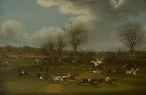 St Albans Grand Steeplechase den 8. marts 1832, 1832-33 af James Pollard