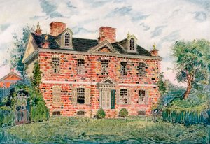Cliveden, Germantown, Pennsylvania, USA, c1700-tallet 1921.