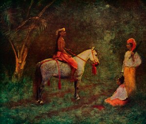 En burmesisk rytter, 1913 af James Raeburn Middleton