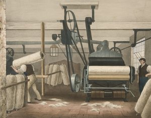 Lap Frame, Progress of Cotton No. 3, udg. 1840