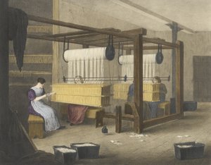 Reeding eller Tegning i, Progress of Cotton nr. 9, pub. 1840