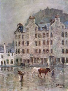 White Hart Inn, Grassmarket af James Riddel