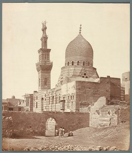 Egypten. Kairo. Religiøst gravkompleks for den mamlukkiske emir Kani Bey Ar-Rammah (1503) af James Robertson