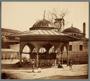 "Fontæne i gården ved Hagia Sophia" af James Robertson