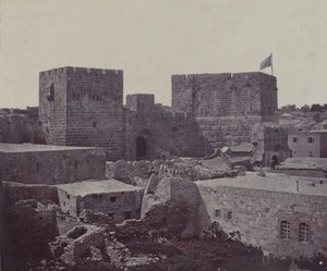 Jerusalem - Udsnit af den gamle by af James Robertson