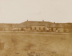 North View Head Quarters English Army, ca. 1855 (foto) af James Robertson
