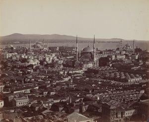 Panorama af Konstantinopel,1857 (foto) af James Robertson