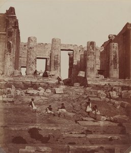 Propylae på Akropolis af James Robertson