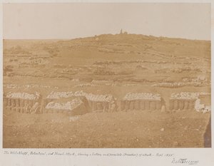 Udsigt fra Mamelon mod Malakhov, 1855 af James Robertson