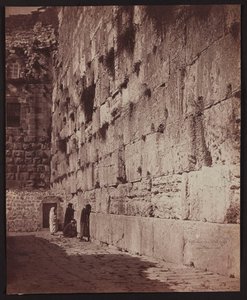 Jødernes Grædemur [Jerusalem. Grædemuren (Vestmuren)] af James Robertson