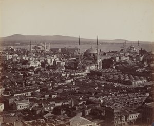 Panorama af Konstantinopel af James Robertson, and Felice Beato