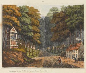 Indgang til Foret de Soigne, nær Bruxelles, 1815, fra 