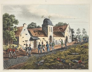 Bondegården ved Mont St Jean af James Rouse