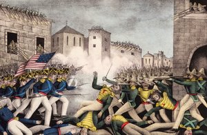 Slaget ved Monterrey. Mexicansk-amerikansk krig.