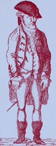 John Wilkes - fra karikatur af James Sayers