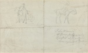 Beredne ryttere [verso]