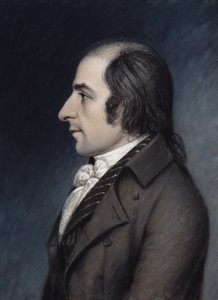 Albert Gallatin, omkring 1797 (pastel på gråt papir)