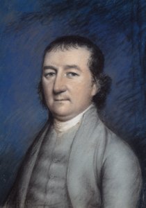 Miers Fisher (pastel på gråt papir)
