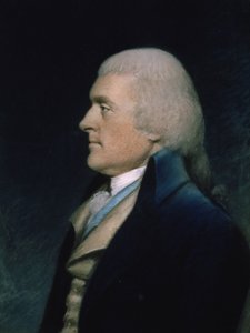 Thomas Jefferson (1743-1826) ca. 1797 (pastel på papir) af James Sharples
