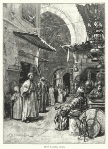 Messingbasar, Cairo (gravering)