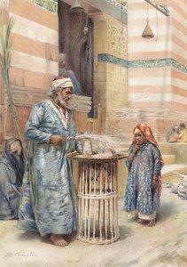 Sælgeren af søde sager (chromolitho)