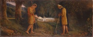 Imogen og hyrderne 1860-1870. af James Smetham