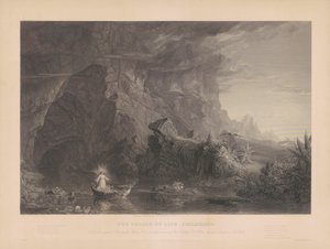 Livets rejse: barndom af James Smillie, after Thomas Cole